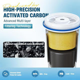 Upgraded Water Filter Replacement for Zero Pitcher and Dispenser ZR-001 ZR-004 ZP-006 ZR-017, Multi-Stage Filter System, Effectively Reducing Lead, Chromium, PFOA, and PFOS, Pack of 4, By DESENRUIS