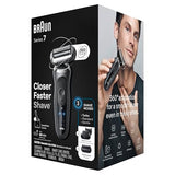 Braun Electric Shaver for Men, Series 7 7185cc, Waterproof, Wet & Dry Shave, Shaving Kit with SmartCare Center and Beard Trimmer, 3 Shave Modes, 60 Minute Battery Runtime, 10 Piece Set