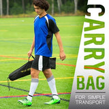 Franklin Sports Blackhawk Backyard Soccer Goal - Portable Pop Up Soccer Nets - Youth + Adult Folding Indoor + Outdoor Goals - Multiple Sizes + Colors - Perfect for Games + Practice