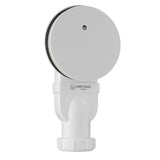 Sandy Beach Slimline White Shower Bathroom Tray Waste Trap - Shower Drain, 90mm Shower Waste Trap Design, Shower Tray Waste Trap - Fits for All Standard UK Shower Trays (90mm x 48mm)