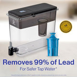 Brita Water Dispenser, UltraMax Elite Filter, Removes 99% of Lead, Includes 1 Filter, 27-Cup Capacity, Black