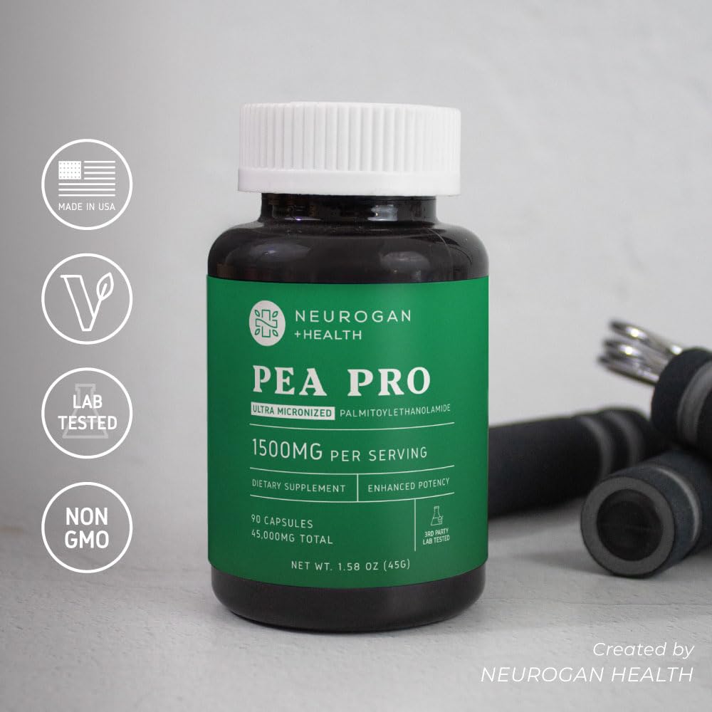 Ultra Micronized Palmitoylethanolamide (Pea) Supplement - 1500 MG Per Serving - Highly Purified & Bioavailable - 90 Capsules - Natural Support for Men and Women