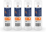 Aquaboon 5 Micron 10 x 2.5 Sediment Filter - Whole House Water Filter Replacement Compatible with Well Water Filters - P5, AP110, WHKF-GD05, 4 Pack