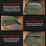 Vertx Long Walks MP 2L Tactical Waist Fanny Pack Concealed Carry Gear Bag for Travel, CCW, EDC, Work, Hiking, Outdoor
