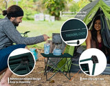 TREKOLOGY TALU Portable Folding Beach Table - Lightweight Travel Camp Table | Small Camping Table for Outdoor Adventures | Foldable, Compact, and Sturdy - Perfect for Camping, Picnic, Beach Trips