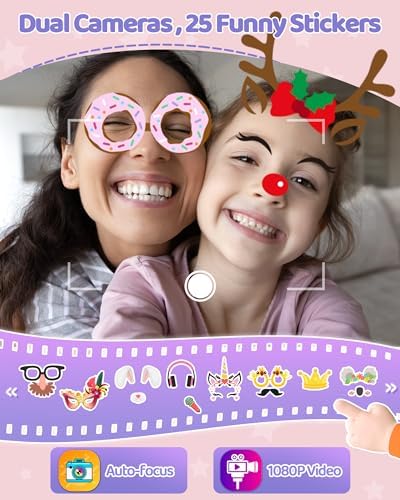 KOKODI Kids Smart Phone, Touchscreen HD Dual Camera Cell Phone for Kids, Christmas Birthday Gifts Dinosaur Child Play Phone for Girls 3-10, Travel Toy Preschool Learning Education Toy