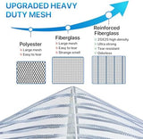 Heavy Duty Door Screen Magnetic Closure, LOVIGA Thickened Fiberglass Screen Door Mesh, Self Sealing, Tear Resistant, Easy Assemble, Fine Mesh Keep Bugs Out Fit Door Size 32 Inch X 82 Inch