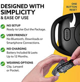 3DFitBud Simple Step Counter Walking 3D Pedometer from 3DActive with Clip & Lanyard - A420S