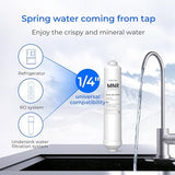 Waterdrop Remineralization Under Sink Water Filtration, 1/4” Quick Connect Post Filter for RO Reverse Osmosis Filter System, Restore Essential Minerals