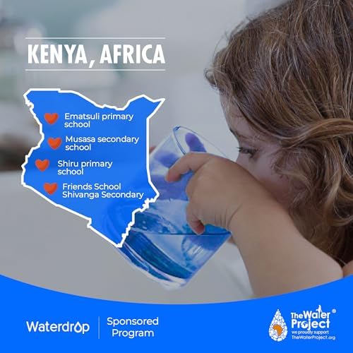 Waterdrop WD-G2CF Filter, Replacement for WD-G2-W, WD-G2-B, WD-G2P600-W Reverse Osmosis System,12-Month Lifetime