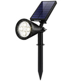 InnoGear Solar Spot Lights, Outdoor Solar Lights Solar Spotlights Flag Pole Light Waterproof Landscape Lighting Outside for Flag Uplighting Backyard Patio Pathway Statue Palm Tree Sign, Warm White