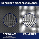 Flux Phenom Screen Door Mesh 38x82 Inch – Easy Install, Strong Magnet Strength, Pet Tested, Hands-Free Entry, Door Screen Magnetic Closure, Keeps Bugs Out