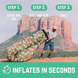 Chillbo Inflatable Couch – Cool Inflatable Chair. Upgrade Your Camping Accessories. Easy Setup is Perfect for Hiking Gear, Beach Chair and Music Festivals.