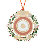 Official 2025 White House Christmas Ornament – Honors 150 Years of White House State Dinners, 24k Gold-Finished Brass, Includes Ribbon & Booklet, Collectible Gift in Keepsake Box, Made in USA