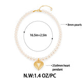 FAUTHENTICUTE Imitation Pearl Beaded Necklaces For Women