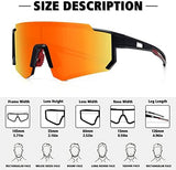 STORYCOAST Polarized Sports Sunglasses for Men Women,Driving Fishing Cycling Mountain Bike Sunglasses UV400 Protection