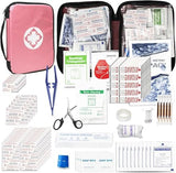 305Pcs Car First Aid Kit Refill Supplies for Business Home First Aid Emergency Kits for Office Business Compact Lovely Bag for Outdoor Activities Skating Boating