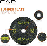CAP Barbell Rubber Olympic Bumper Plate | Multiple Options/Colors