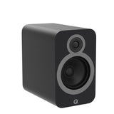 Q Acoustics 3030i Bookshelf Speakers Pair Graphite Gray - 2-Way Reflex Enclosure Type, 6.5" Bass Driver, 0.9" Tweeter - Stereo Speakers/Passive Speakers for Home Theater Sound System