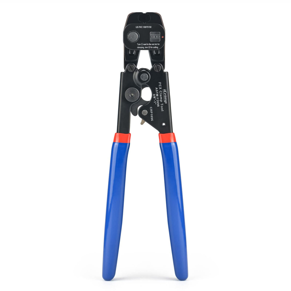 iCRIMP Ratchet PEX Cinch&Remove Tool for 3/8 to 1-inch Stainless Steel Clamps-work with ASTM F2098 and Non 2098 Single Ear Hose Clamps