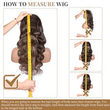 Highlight Lace Front Wig Human Hair Pre Plucked 26 Inch 1B/27 Ombre Wig Human Hair 13x4 Body Wave Lace Front Wigs Human Hair 200% Density Colored HD Glueless Wigs