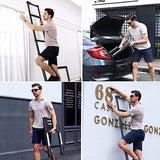 RIKADE Telescoping Ladder 20.3FT & Attic Ladder, Heavy Duty Aluminum with Non-Slip Feet, 330lb Capacity for RV, Attic, Roof & Multi-Surface Use