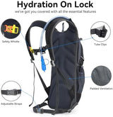 Hydration Pack,Hydration Backpack with 2L Hydration Bladder Lightweight Running Water Backpack for Women Men