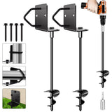 Ground Anchors Shed Anchors 14" Set of 2 Trampoline Stakes