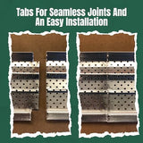 A-M Gutter Guard - Heavy Duty Lifetime Quality Aluminum Leaf & Debris Protection for 5-inch and 6-inch (6 Inch-100 Feet, Mill Finish) - Made in The USA