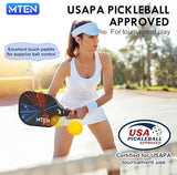 Pickleball Paddles, USAPA Approved Fiberglass Surface Pickleball Set with Pickleball Rackets, Pickleball Paddles Set for Men Women