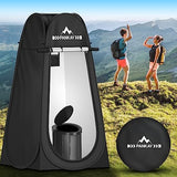 PANKAY Portable Toilet with Pop up Privacy Tent, X Large Camping Toilet Portable Potty for Adults, Outdoor Shower Tent Changing Room, Instant Pop Up, Washable Foldable Camp Toilet Kit with Carry Bag