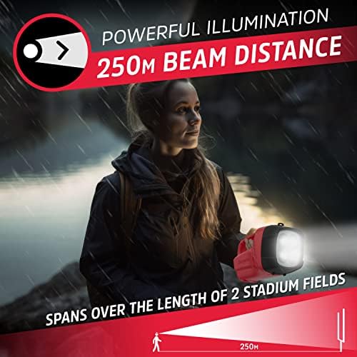 Energizer MK7 Floating Lantern, 275 Lumens, IP67 Waterproof, Weatheready Outdoor and Emergency Light, 100-Hour Runtime, Batteries Included