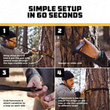 Wise Owl Outfitters Hammock for Camping Hammocks Gear for The Outdoors Backpacking Survival or Travel - Portable Lightweight Parachute Nylon - Up to 500lbs