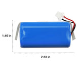 MULS 12.8V M210 Battery Replacement for Lefant M210 M210 Pro M210P M210B M213 M213S M320, OKP Life K2 Robot Vacuum Cleaner 2000mAh