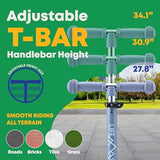 Kids Scooter – Children and Toddler 3 Wheel Kick Scooter – LED Wheel Lights Illuminate When Rolling– Adjustable Handlebar – Indoor and Outdoor