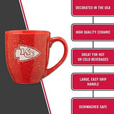 Rico Industries NFL Football 16 oz Team Color Laser Engraved Speckled Ceramic Coffee Mug