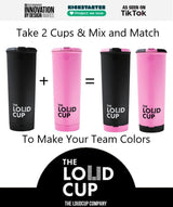 The LoudCup Tumbler + Stadium Horn - Insulated Cup Reusable Water Bottle Coffee Travel Mug - Worlds Loudest Cup for Game Day