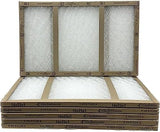 16x25x1 Glasfloss Fiberglass Air Filter, Double Strut, GDS Series, Made in USA, Actual Size: 15 5/8 x 24 5/8 x 3/4 (Box of 6)