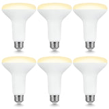 Sigalux BR30 Indoor LED Flood Bulbs for Recessed Cans, 7.5W (65W Replacement), 650LM, Soft White 2700K, Smooth Dimming, CRI 80, 110° Wide Beam, E26 Medium Base, Energy-Saving Lighting, 6 Pack
