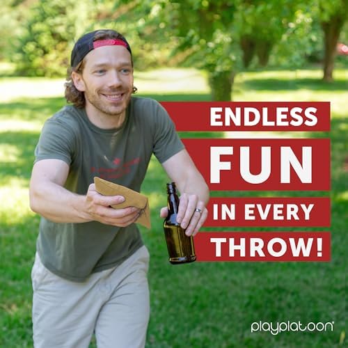 Play Platoon Cornhole Bags Weather Resistant- Set of 8 Regulation Bean Bags for Tossing- Official Professional Size & Weight Corn Hole Bags Two Color All Weather Cornhole Beans Bag Set with Tote Bag