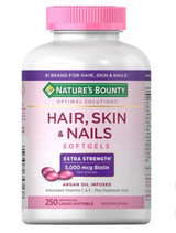 Nature's Bounty Hair, Skin and Nails, 250 Softgels (2 Pack)