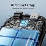 Hand Warmers Rechargeable, 6400mAh Electric Hand Warmers, AI Smart Chips 20Hrs Long Safe Heat, Portable Pocket Heater, Outdoor Camping Hunting Golf Accessories