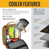 Carhartt Insulated Lunch Cooler for Men and Women, Fully Insulated Lunch Pale for Work, Outdoor, and Everyday Use