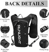 Running Vest for Women Men Lightweight Hydration Backpack Pack with 1.5L Water Bladder Bag Hydro Daypack for Hiking,Trail,Skiing,Camping,Cycling,Race,Marathon