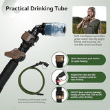 MARCHWAY 2L/2.5L/3L TPU Hydration Bladder, Ultra Durable Water Reservoir Bag with Insulated Tube for Hydration Pack for Cycling, Hiking, Running, Climbing, Biking