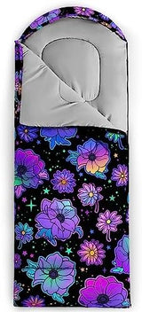 Axolotl Unicorn Sleeping Bag for Kids Boys Girls–Lightweight Warm Cold Weather Sleeping Bags,Waterproof Portable Sleeping Bag with Compression Sack for Camping Backpacking Outdoor Indoor