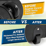 Golf Travel Bags for Airlines with Adjustable Support Rod and Detachable Shoulder Straps, Soft Foldable Golf Club Travel Covers, 900D Heavy Duty Oxford -Universal Size