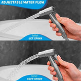 Premium Bidet Sprayer - Handheld Bidet Jet Spray for Toilet | Adjustable Water Pressure | Leak-Proof Stainless Steel Toilet Bidet Sprayer | Muslim Shower | Cloth Diaper Washer | Bathroom Bidet