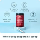 Ancient Nutrition Collagen Peptides Powder, Multi Collagen Protein, Women & Men, Vitamin C, Probiotics, Hydrolyzed Collagen, Supports Skin, Joints, Gut Health, Unflavored, 40 Servings