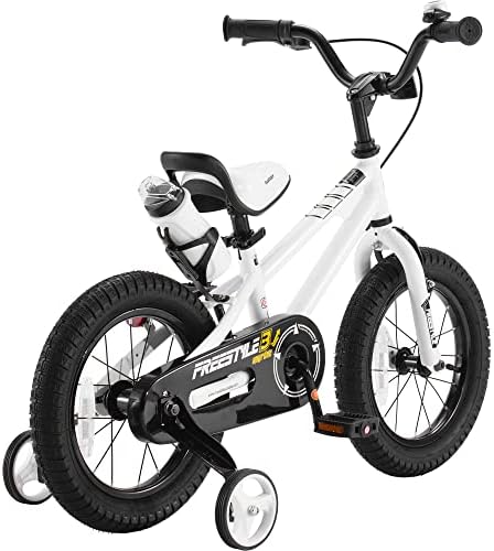 RoyalBaby Kids Bike EZ Freestyle Training Free Balance to Pedal Easy Learning Bicycle, 12-18 Inch for Toddlers to Big Kids